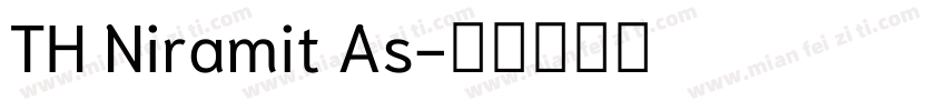 TH Niramit As字体转换
